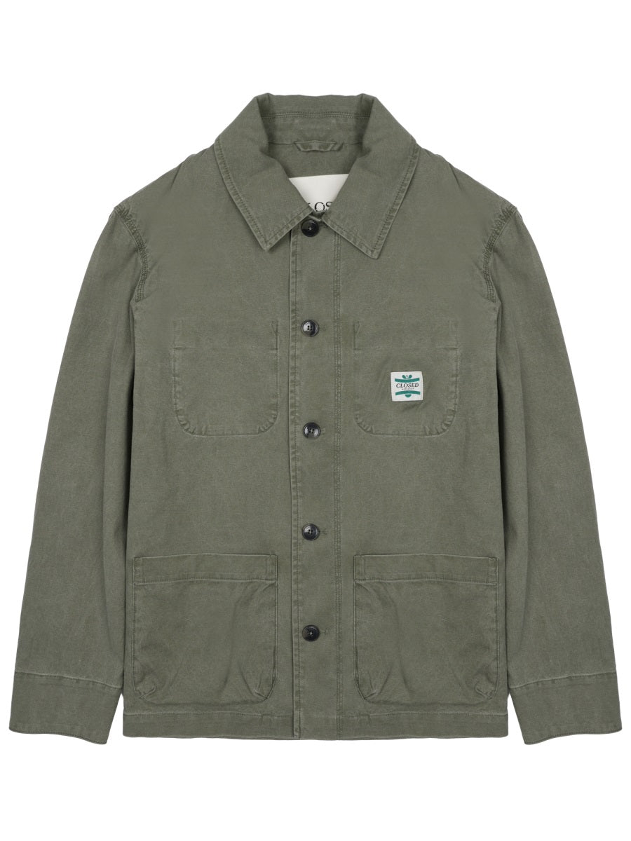 Jacket Worker Green Cotton