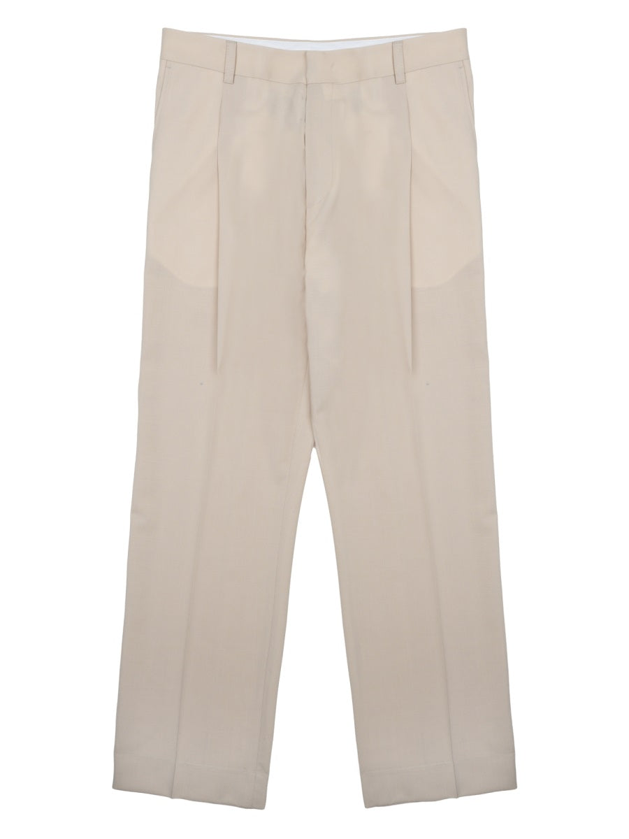 Trousers Sandy Sabbia Beige Wool
