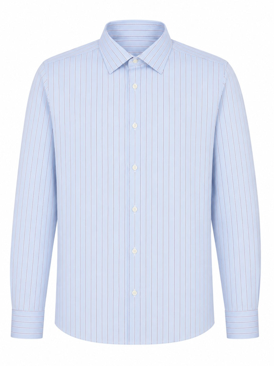 Shirt Eric Ml Rosario Azure Cotton