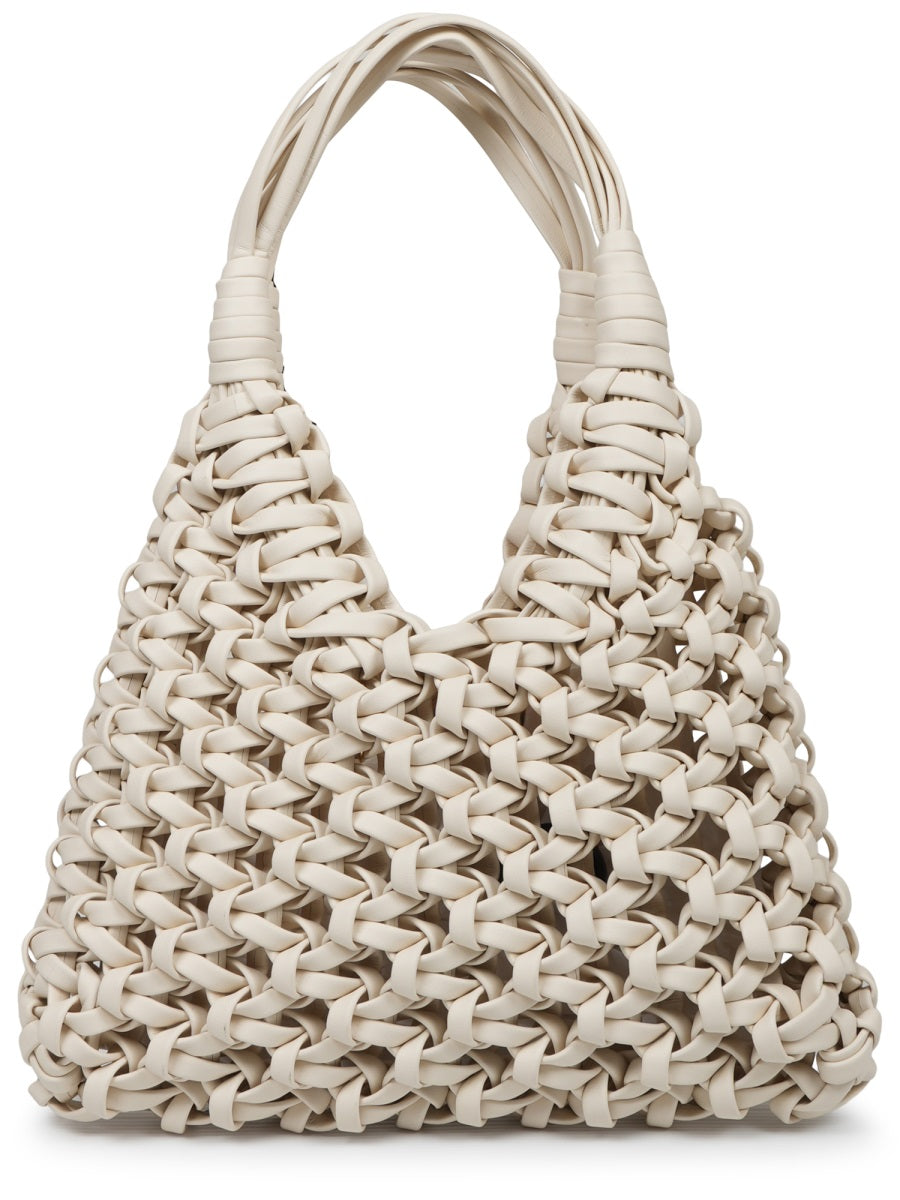 Leather Handbag Vannifique Ivory Handbags