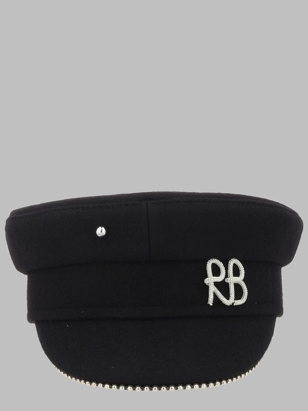 Hat Baker Boy Black Wool