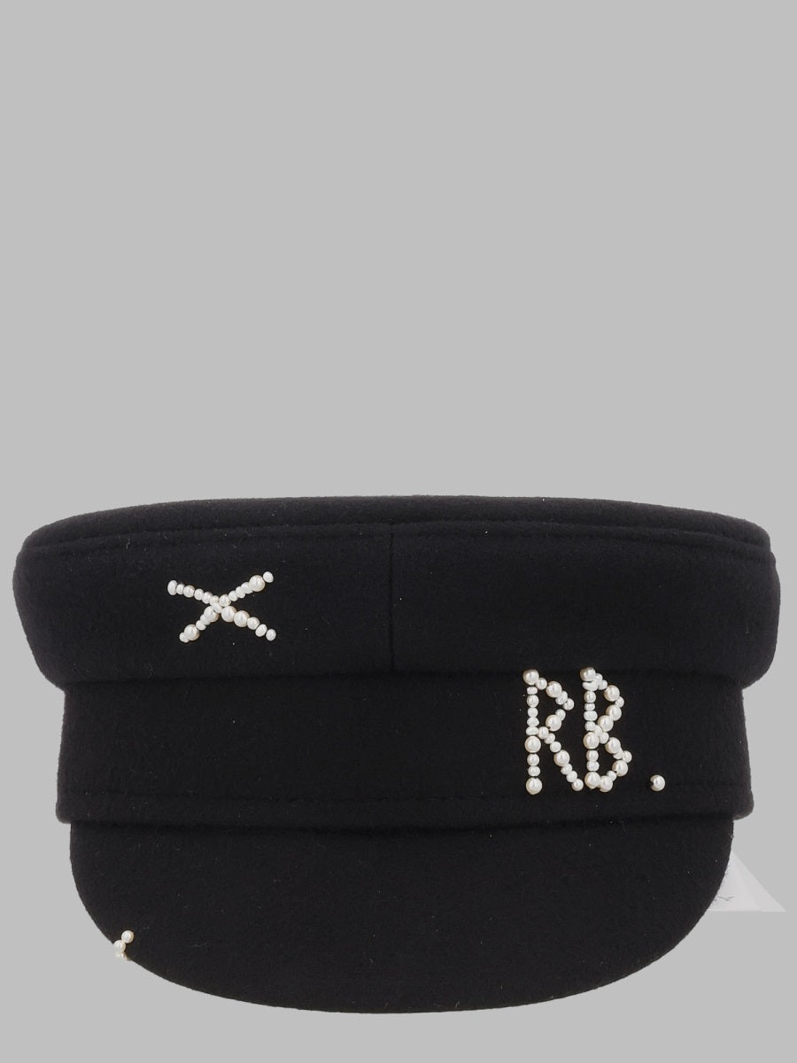 Hat Baker Boy Black Wool