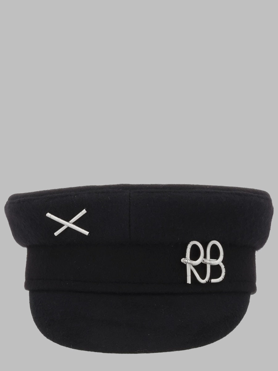 Hat Baker Boy Black Wool