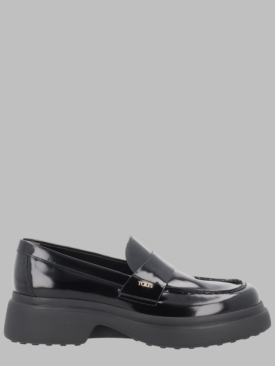 Moccasins Brushed Calfskin Black Loafers