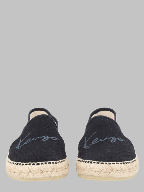 Espadrilles Black Cotton Shoe