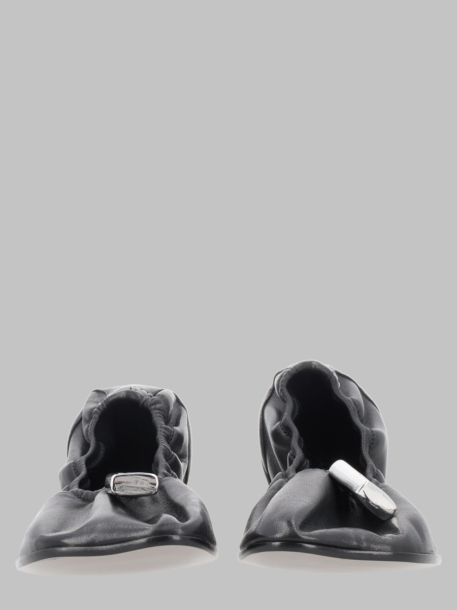 Ballet Flats Numeric Anatomic Black Leather