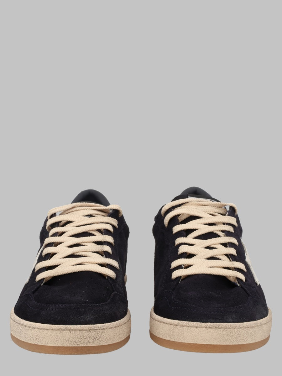 Sneakers Ball Star Black Leather Cow Trainers