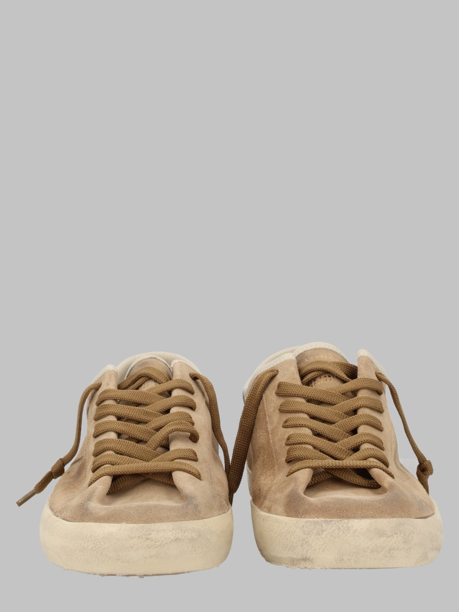 Sneakers Super Star Brown Leather Cow Trainers