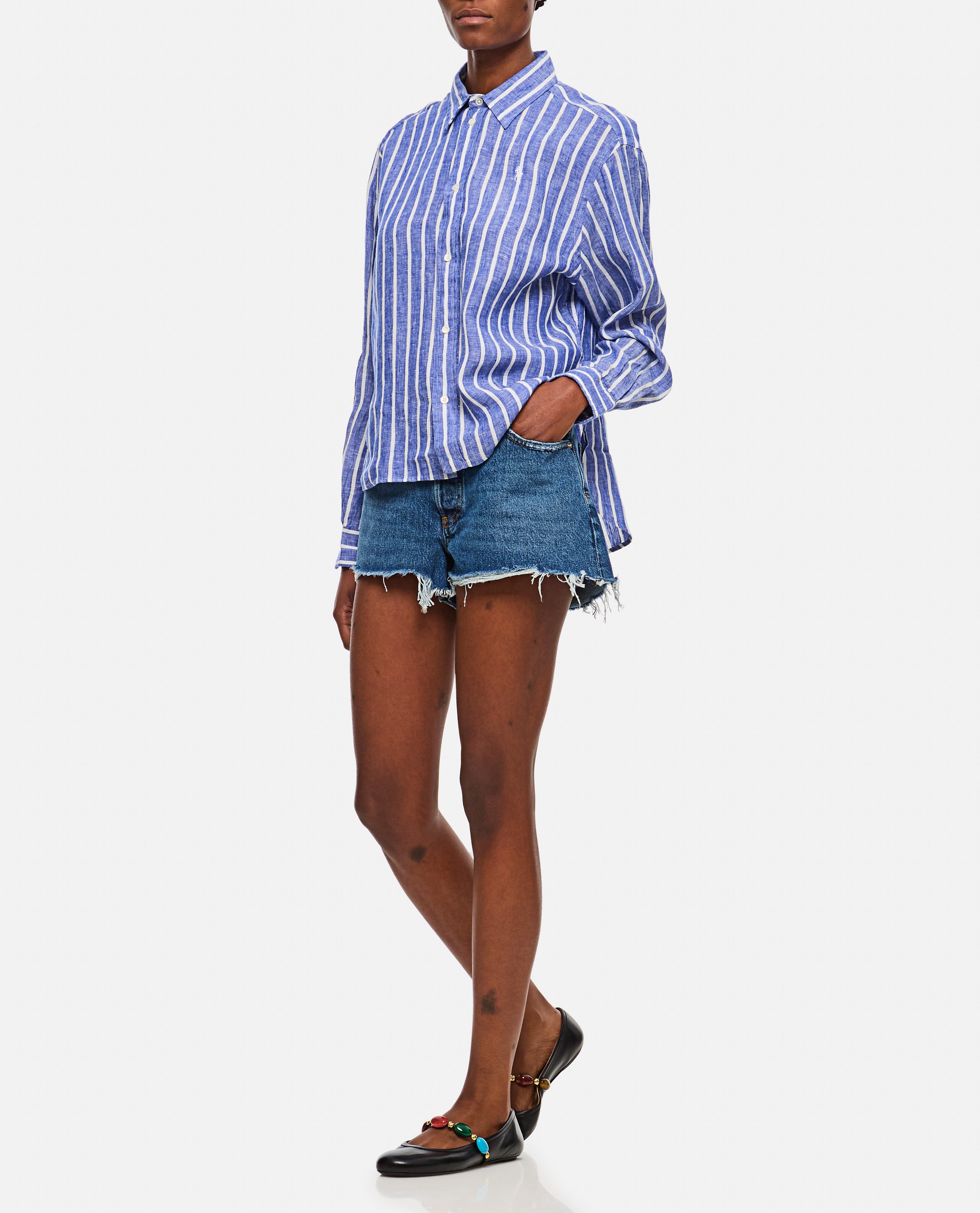 Frame Shorts Blue