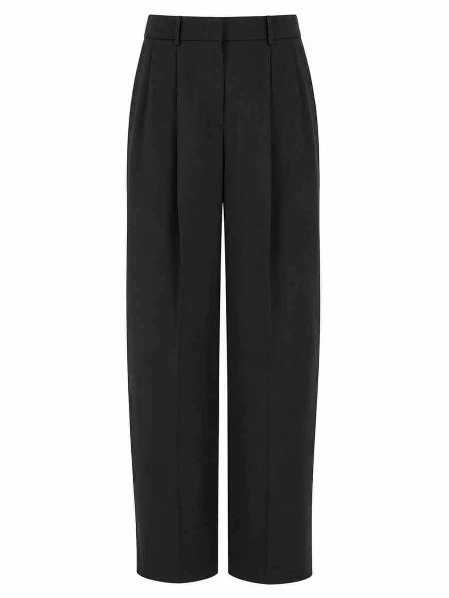 Trousers Wide-Leg Black