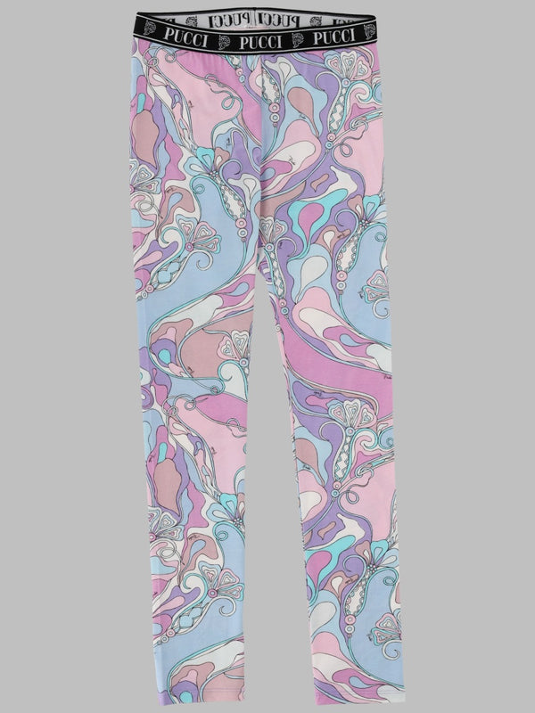 Cycling Leggings Pink Cotton Trousers