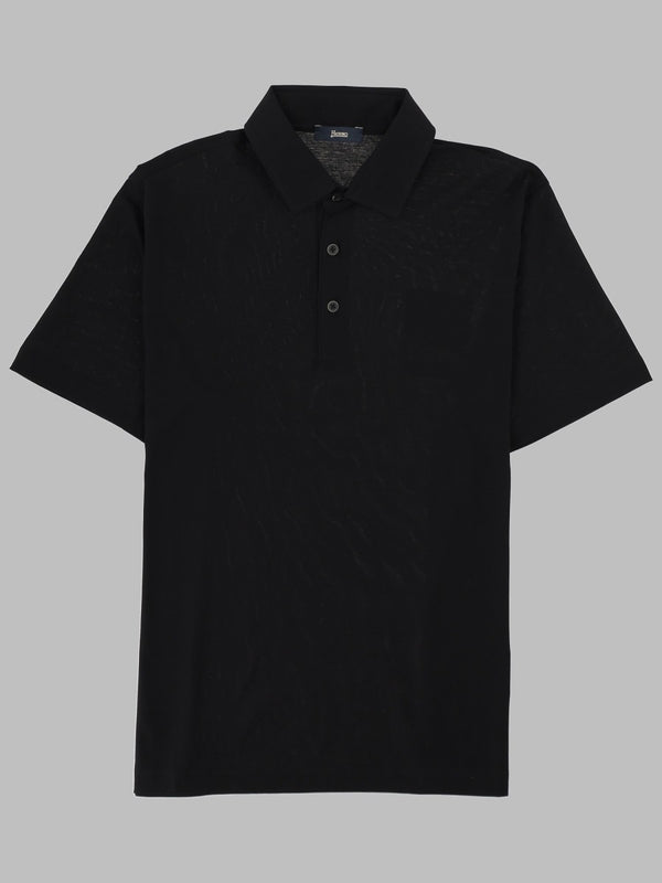 Polo Shirt Cotton Black