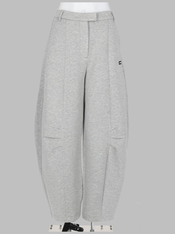 Cargo Trousers Scuba Grey Viscose