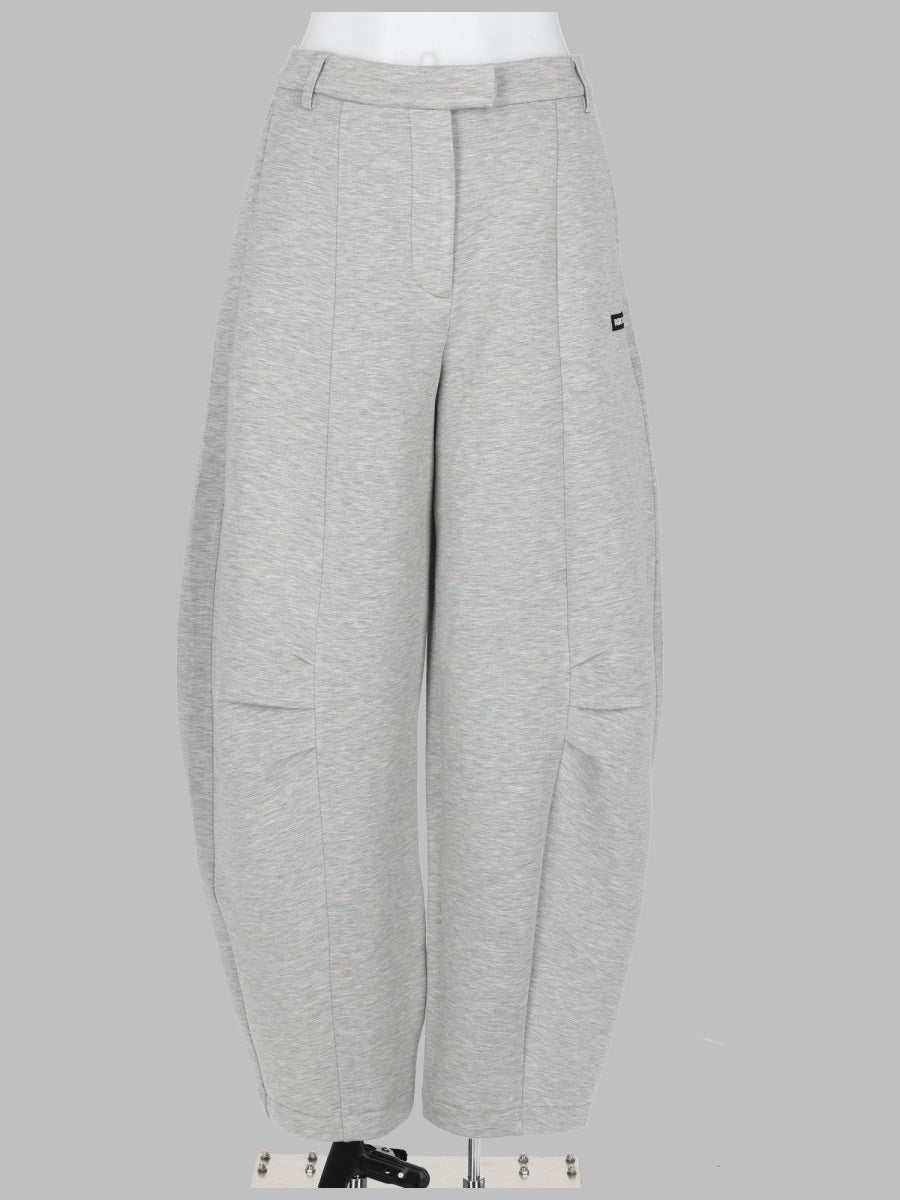 Cargo Trousers Scuba Grey Viscose