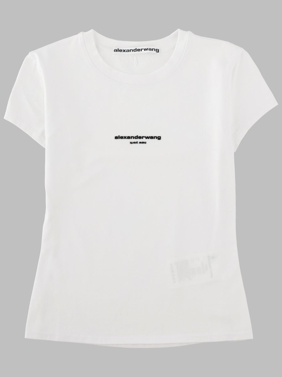 T-Shirt Slim Fit White Cotton T-shirts