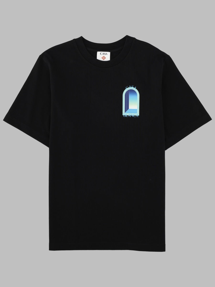 Printed T-Shirt Black Biological Cotton T-shirts