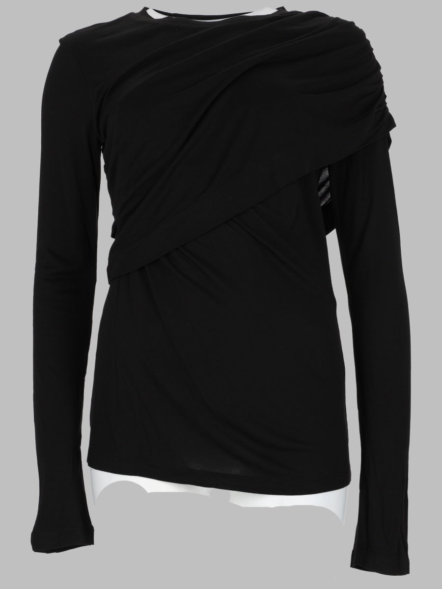 Top Dressi Black Viscose Tops
