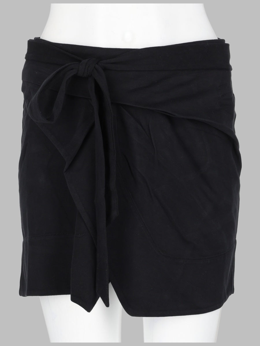 Skirt Berenice Black Cotton