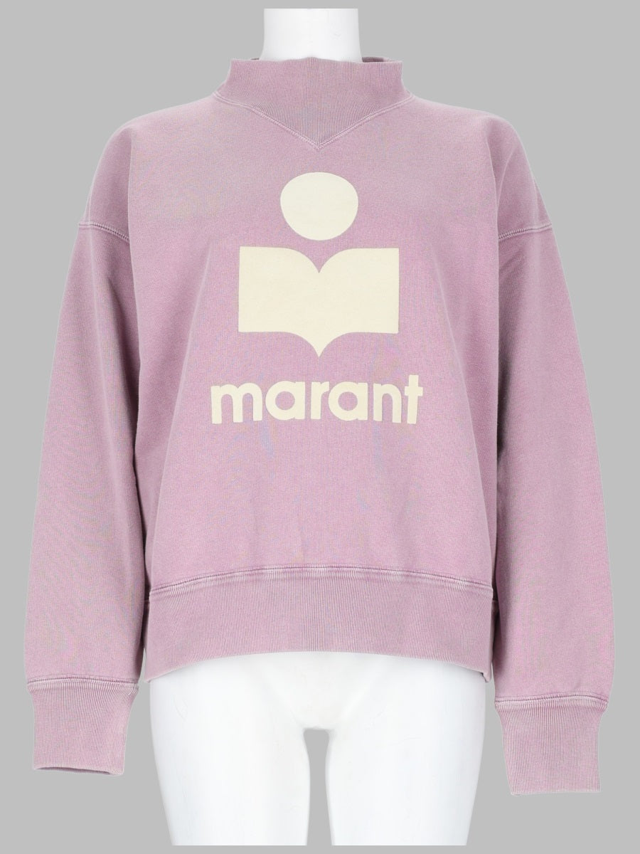 Sweatshirt Moby Lilac Cotton Polyester Sweatshirts