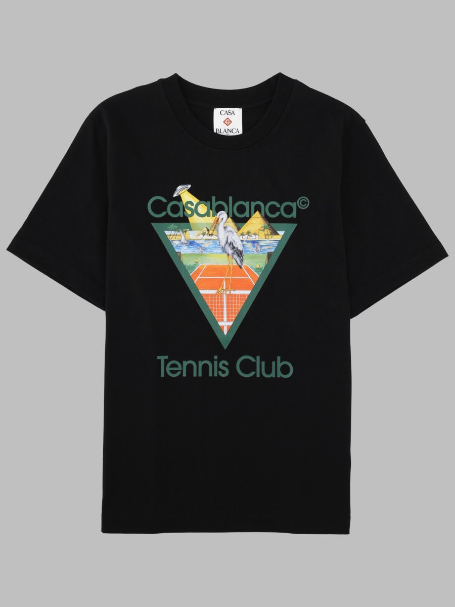 T-Shirt With Print, Black Biological Cotton T-shirts