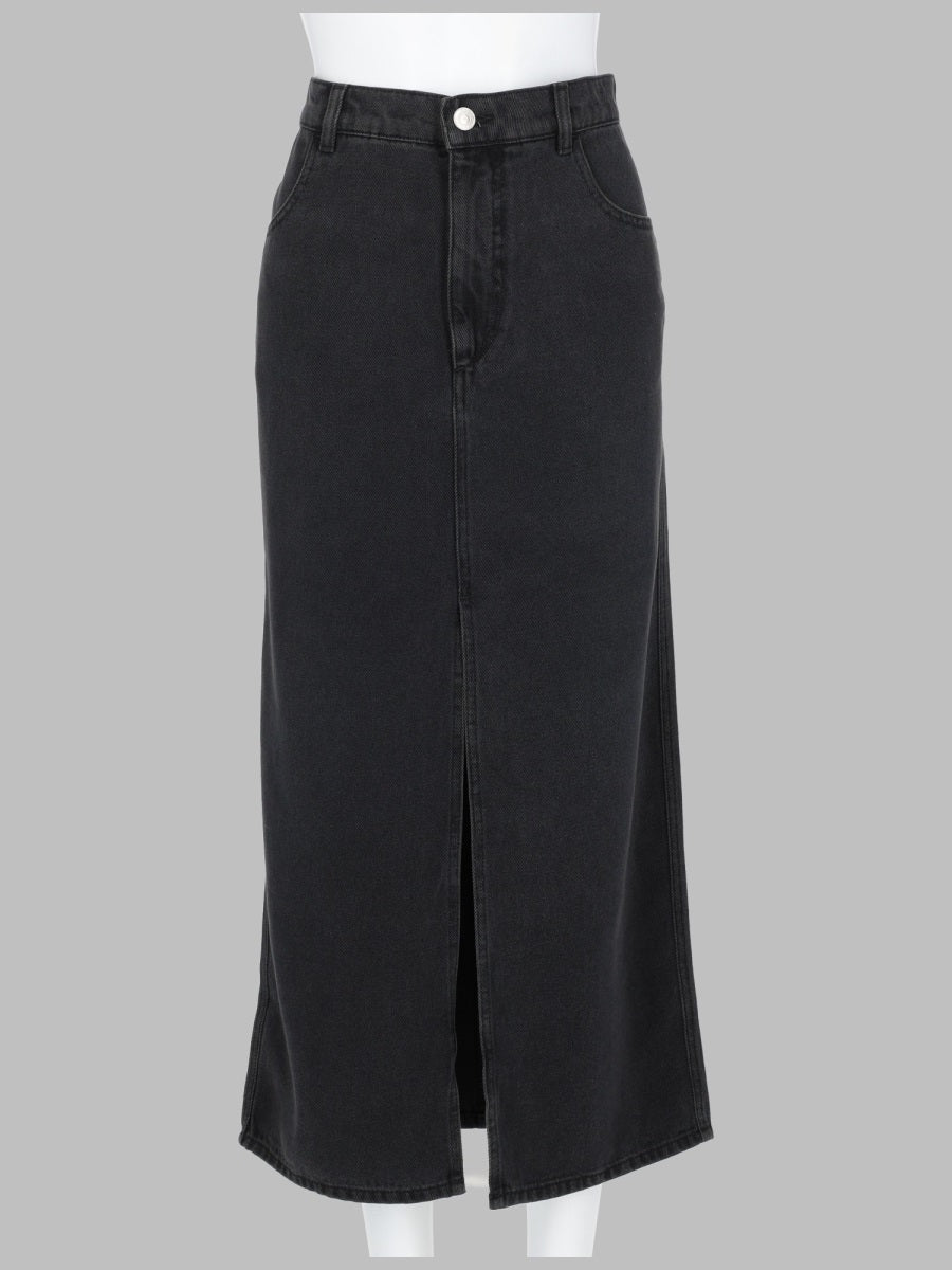 Skirt Faharia Black Lyocell Cotton