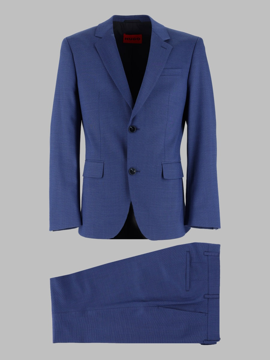 Suit Henry-Getlin Blue Polyester Suits