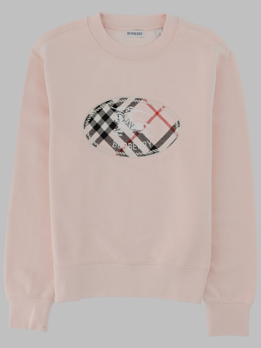 Sweatshirt Caroline Pink Cotton Sweatshirts