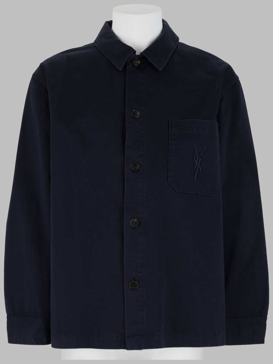 Overshirt Cassandre Blue Cotton Shirt
