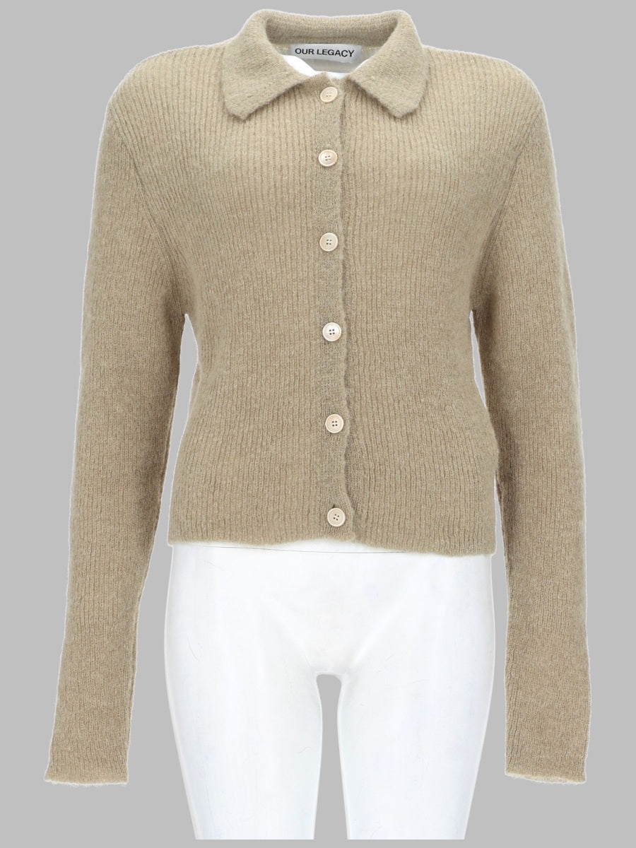 Polo Jumper Mazzy Beige Alpaca Jumpers