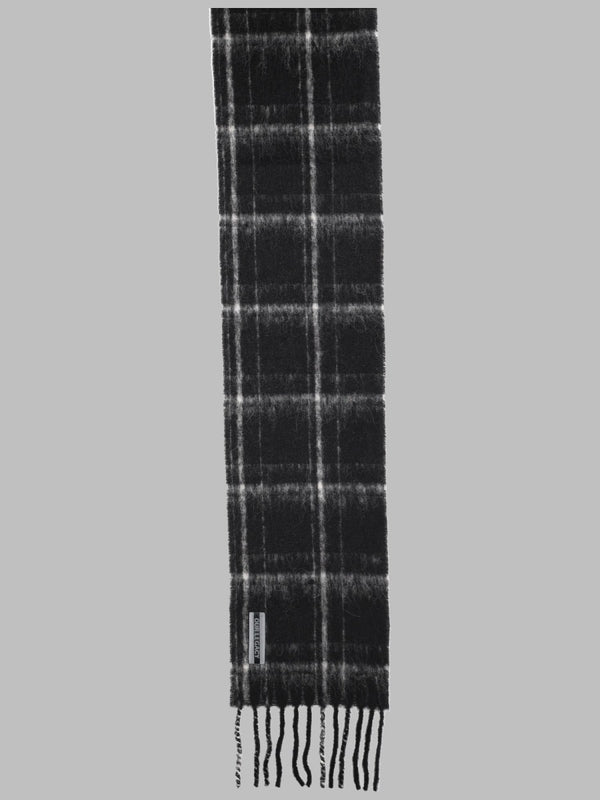 Scarf Alpaca And Wool Black