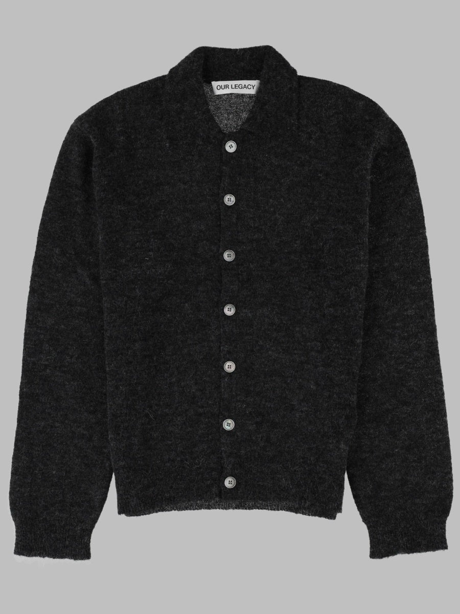 Polo Shirt Fuzzy Alpaca Grey