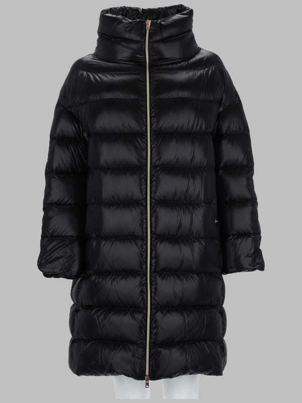 Down Jacket Matilde Black Polyamide Trench & Raincoats