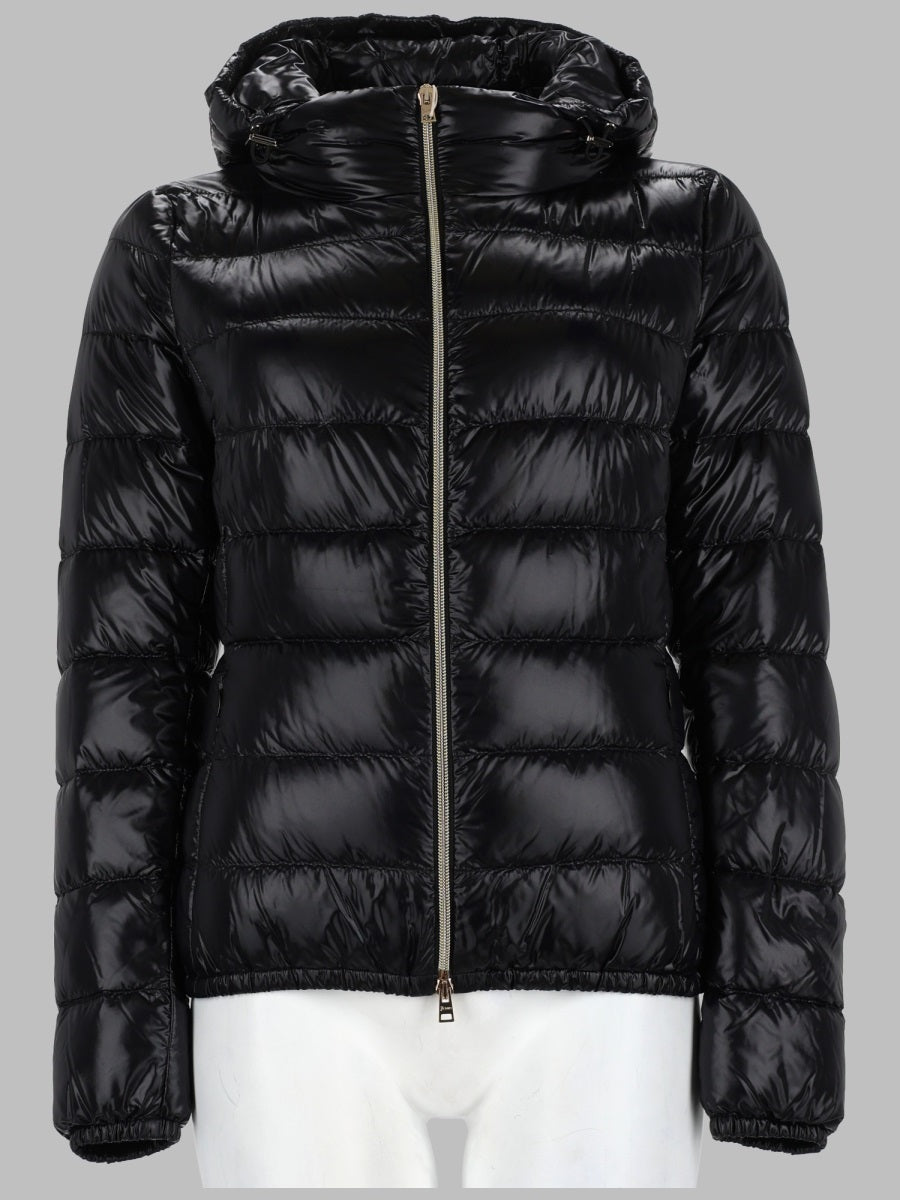 Puffer Jacket Giada Black Polyamide Trench & Raincoats