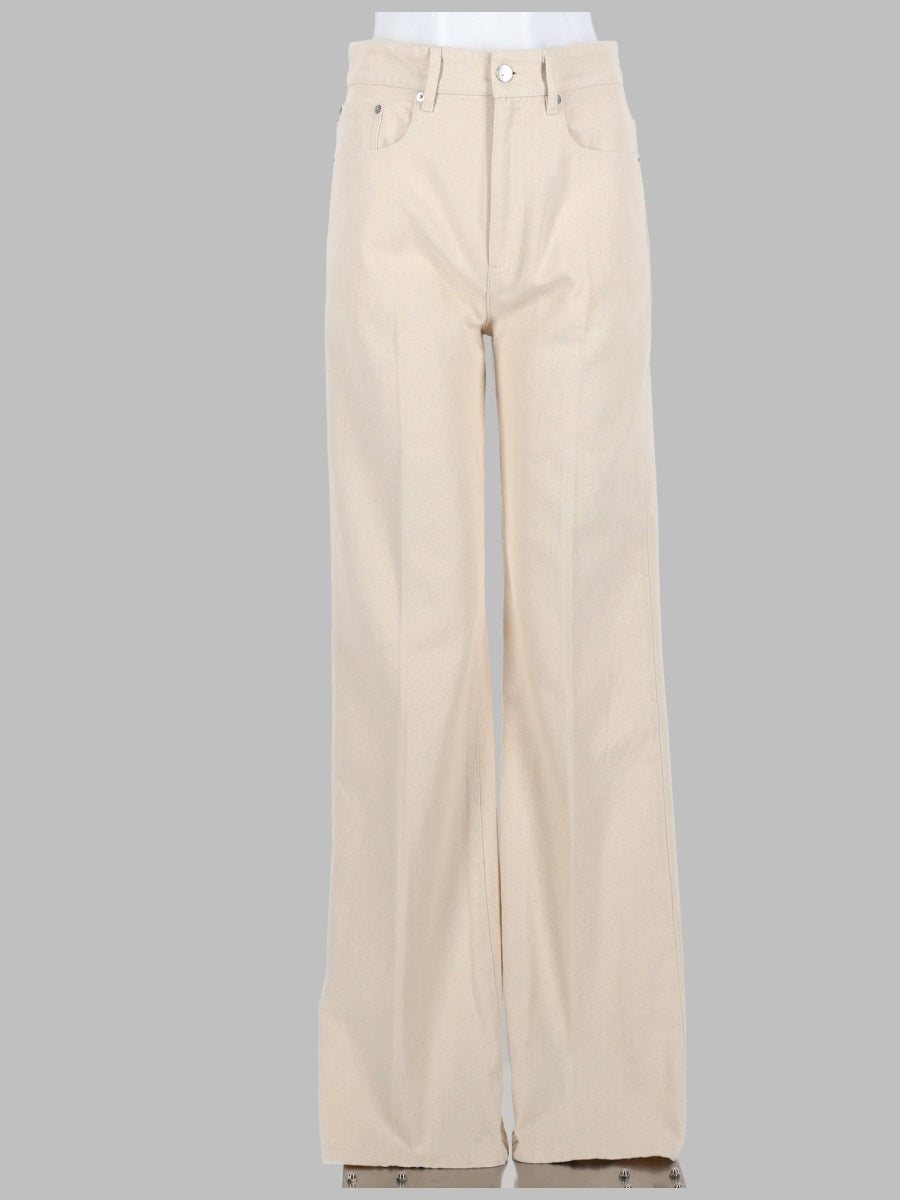 Jeans Domino Ivory Recycled Cotton