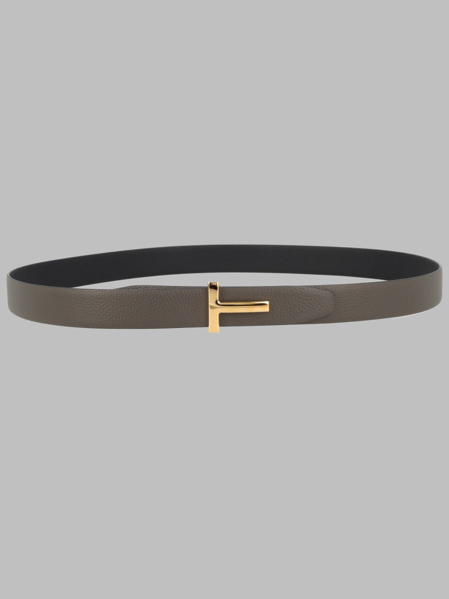 Belt T Icon Dove Leather