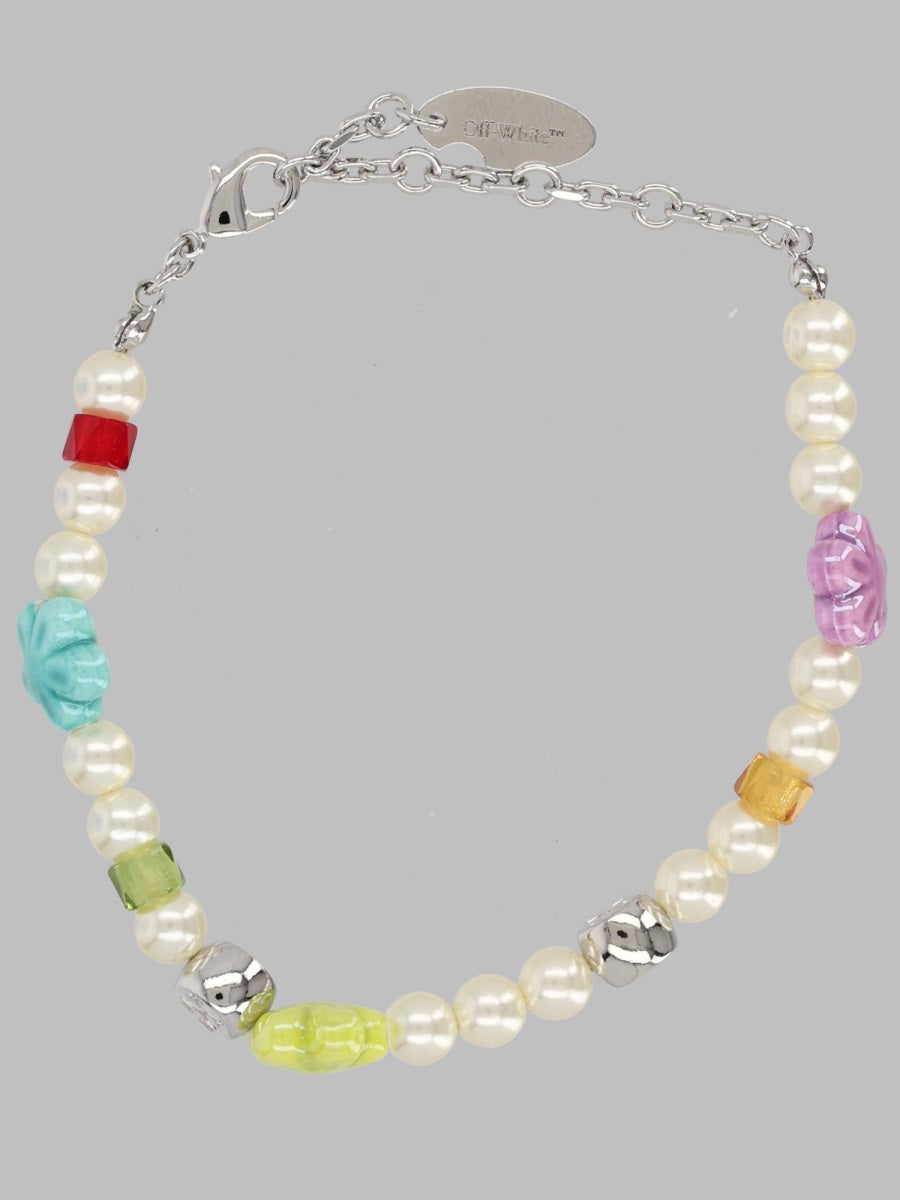 Beaded Bracelet Silver Brass Bracelets