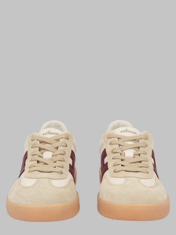 Sneakers Beige Calfskin Trainers