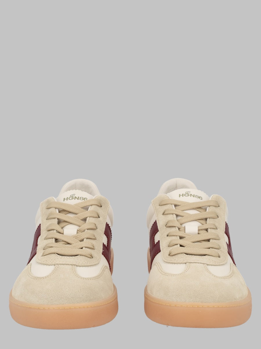 Sneakers Beige Calfskin Trainers