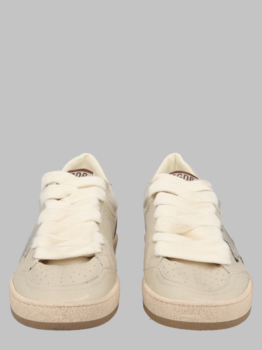 Sneakers Ball Star Beige Bovine Leather Trainers