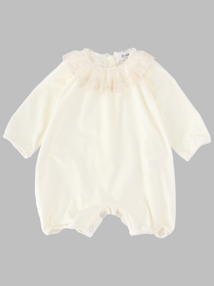 Baby Romper Ambra Ivory Cotton Sets