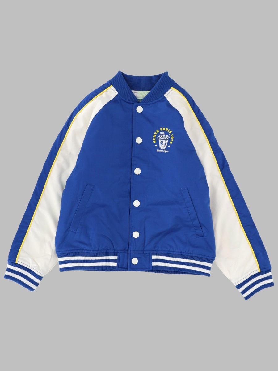 Jacket Padded Cotton Blue - Trimming: Polyester