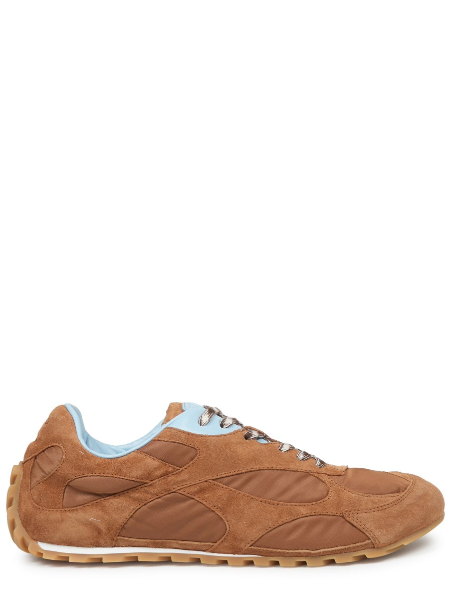Sneakers Orbit Flash Brown Leather Trainers