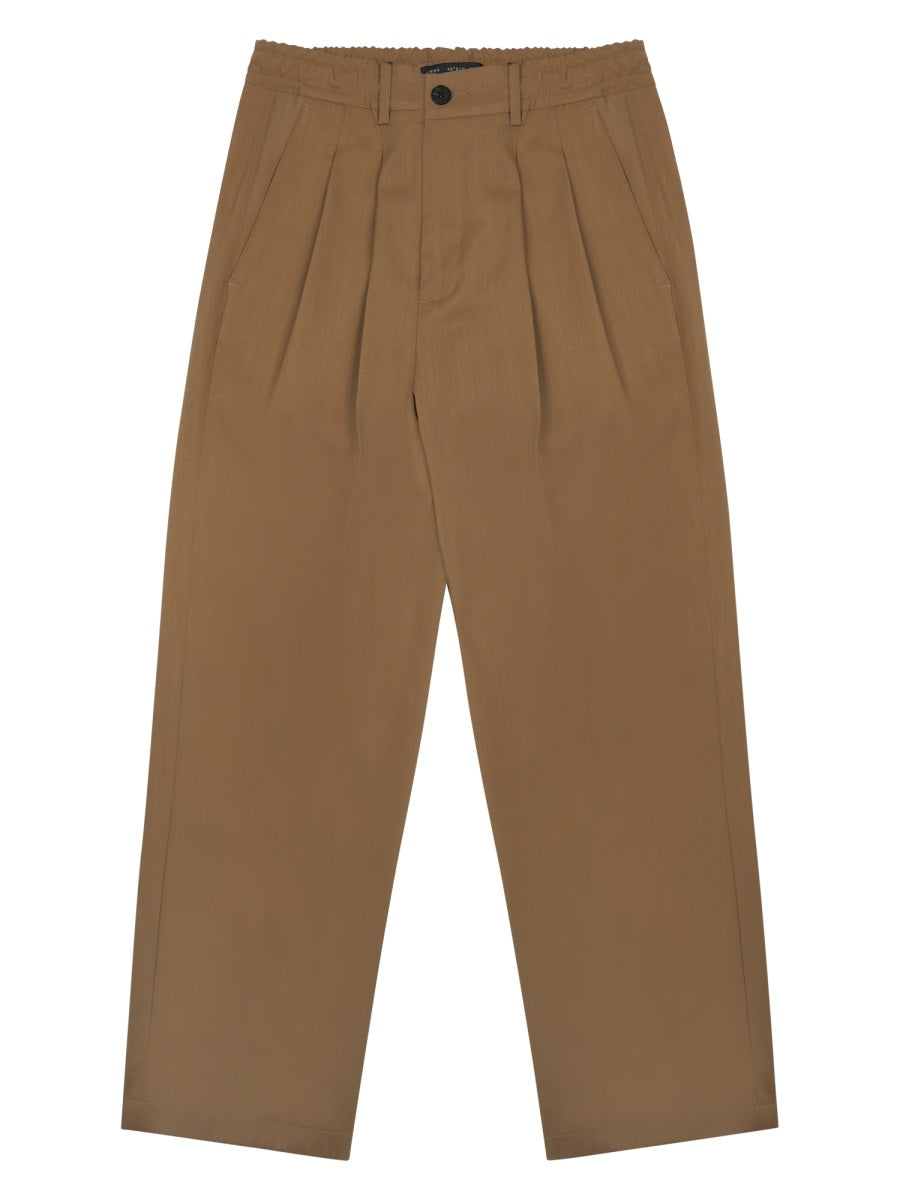 Trousers Safari Brown Virgin Wool Jean