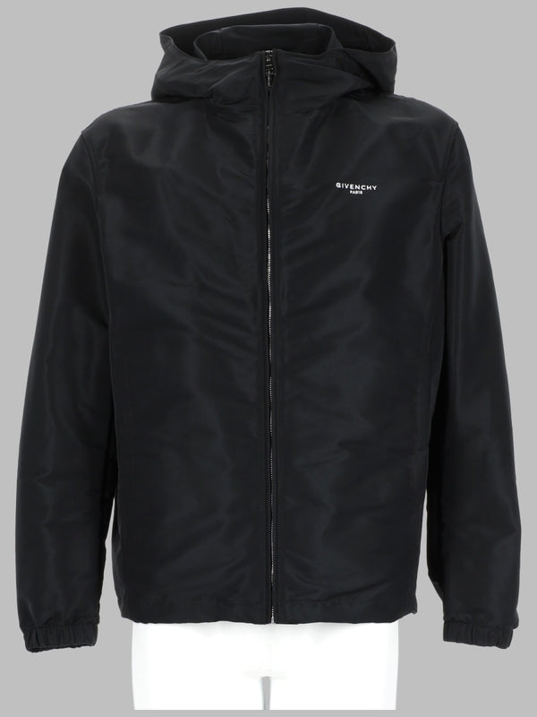 Jacket Windbreaker Black Polyester