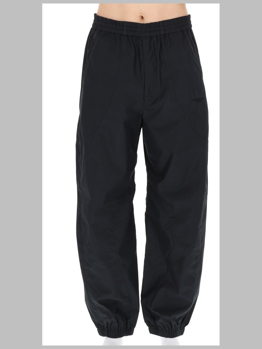 Tracksuit Trousers Cotton-Blend Black Cotton Polyester