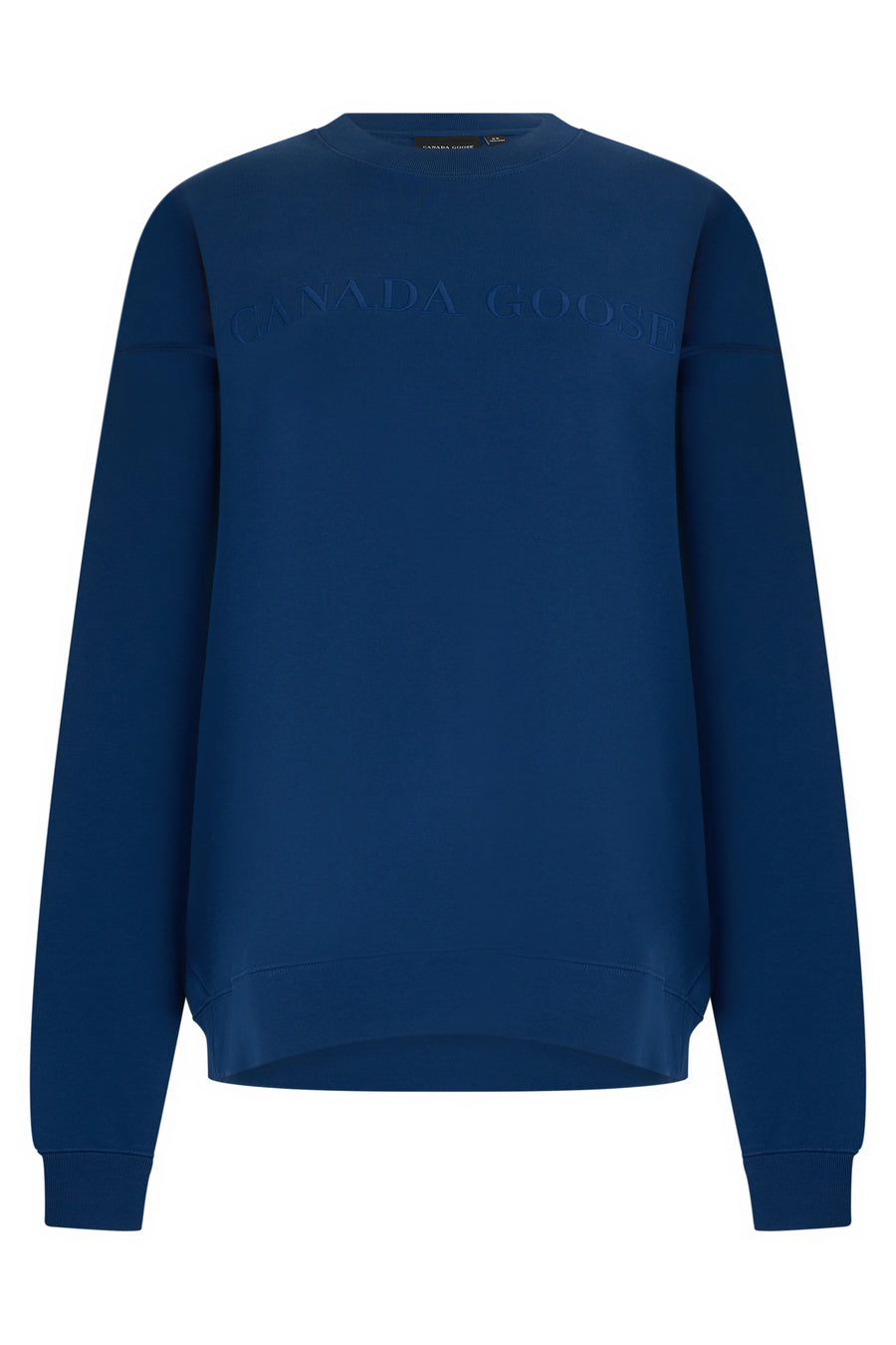 Hoodie With Embroidered Logo Blue Cotton Sweatshirts