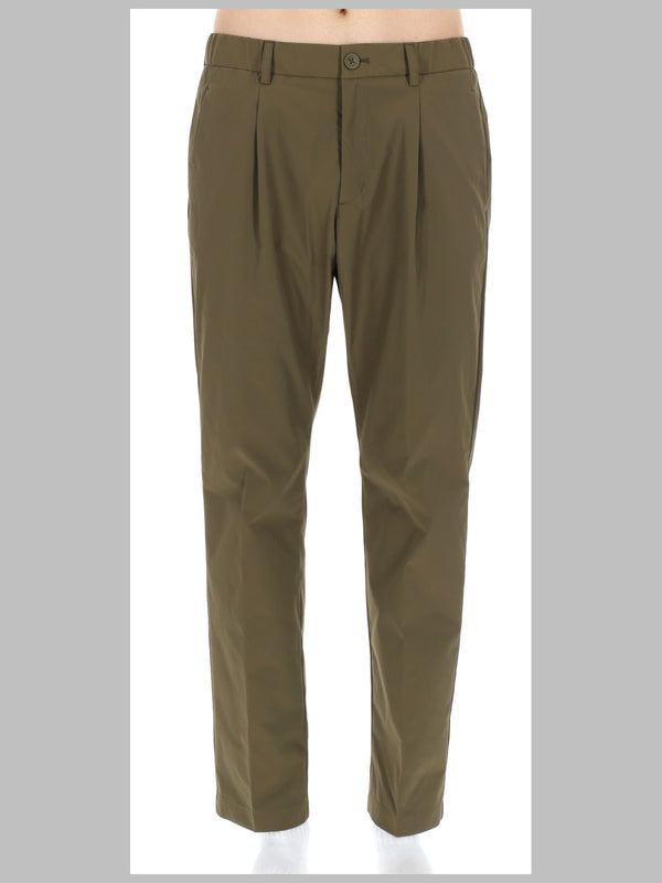 Trousers Technical Fabric Green Polyester