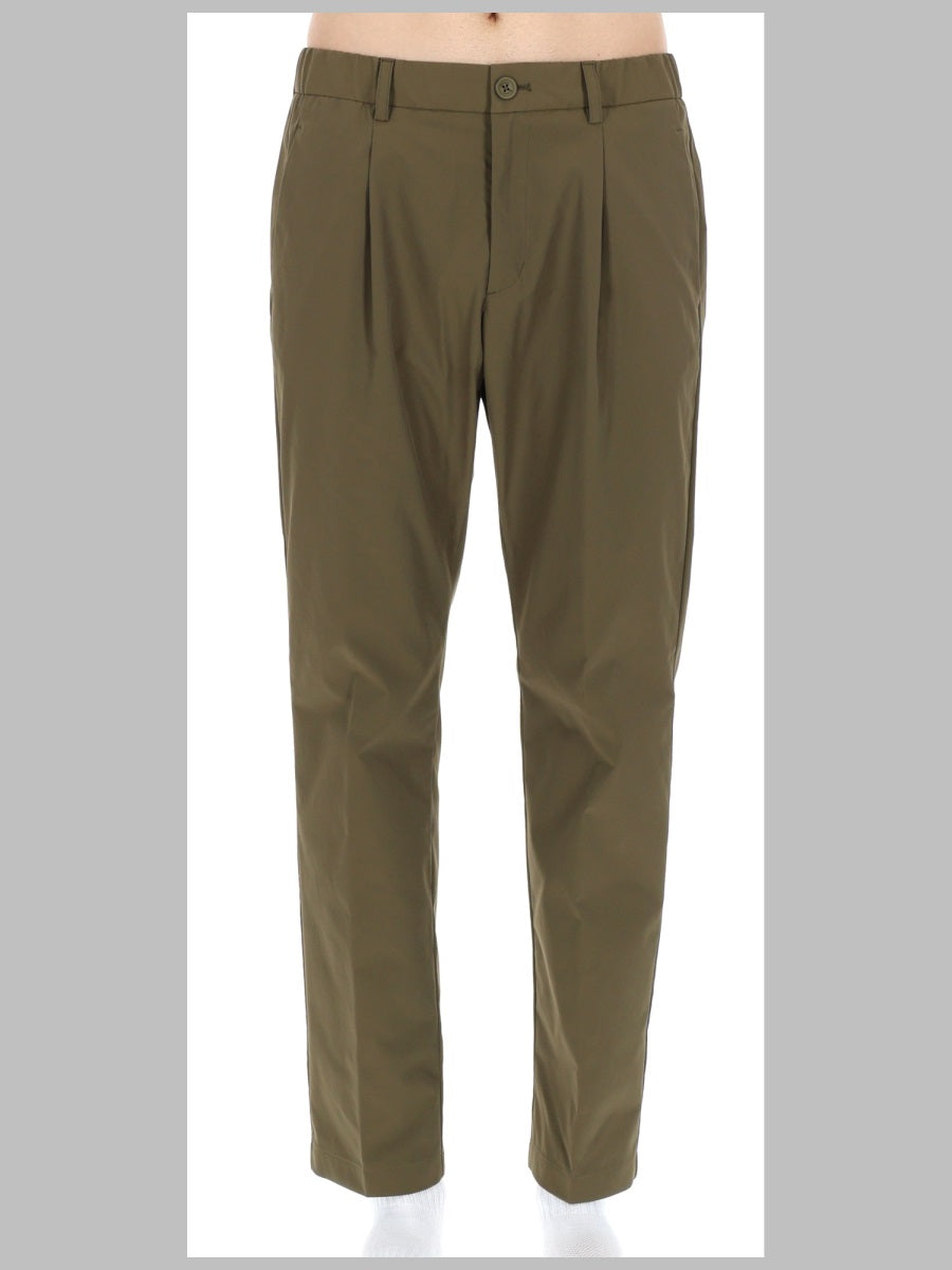 Trousers Technical Fabric Green Polyester