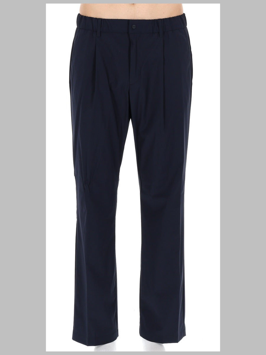 Trousers Tailored Wool-Blend Blue