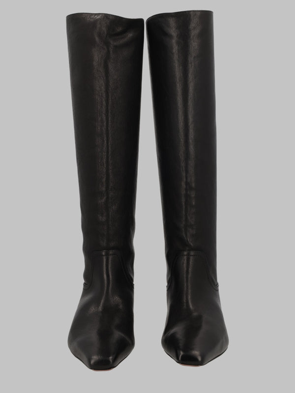 Boots Bettina 25 Black Calf Leather